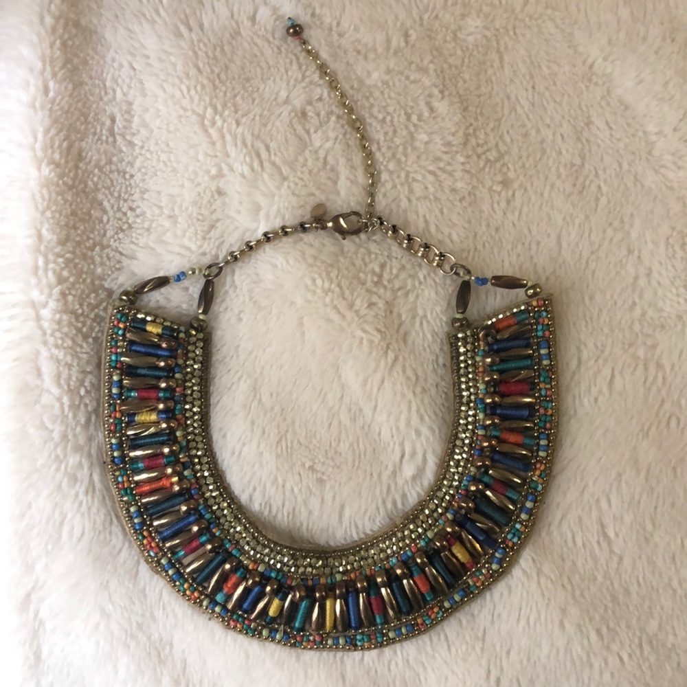Handmade Multi-Colored Beaded Necklace